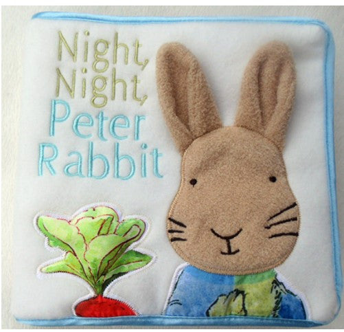 Cute Baby Cloth Book Night Rabbit