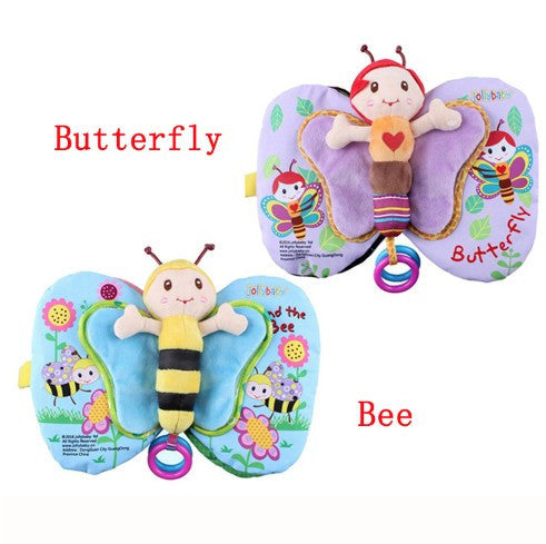 Animal Style Butterfly Bee Learning Cloth Book