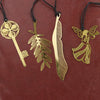 Vintage Key Feather Angel Bookmarks