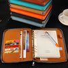 Classic Leather Zipper Binder Agenda Planner