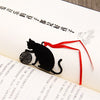 Black Cat Metal Bookmark for Book