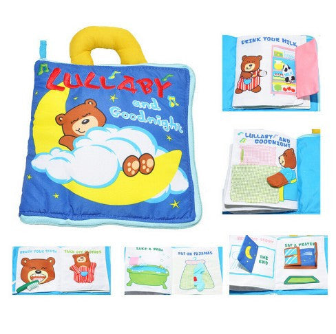 Bear Soft Cloth Baby Learning Books