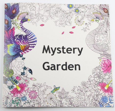 Mystery Garden Secret Coloring Book